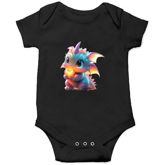 Baby-Heart-Dragon-Q Onesies