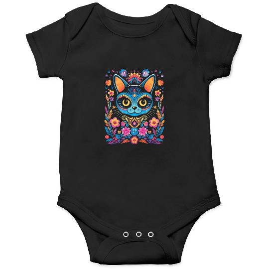Dia De Los Muertos Sugar Skull Mexican Holiday Onesies