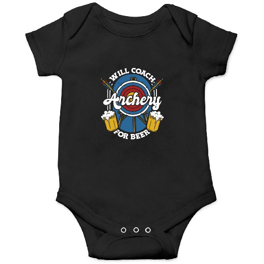 Archery Beer Archery Coach Onesies