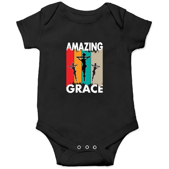 Amazing Grace Love Jesus Christian Christmas Onesies