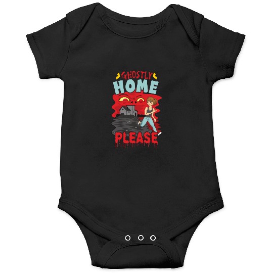 Horror Paranormal Haunted House Spooky Halloween Onesies