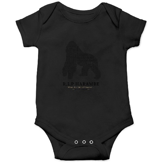 R.I.P Harambe Onesies