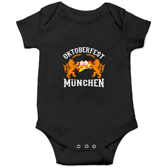 Oktoberfest München Gery Ger Flag Beer Drinking Onesies