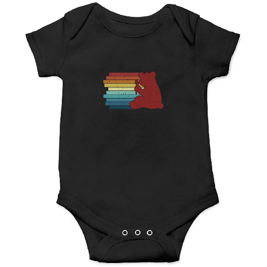 Retro Panda Bear Friend Ailuropoda Melanoleuca Onesies
