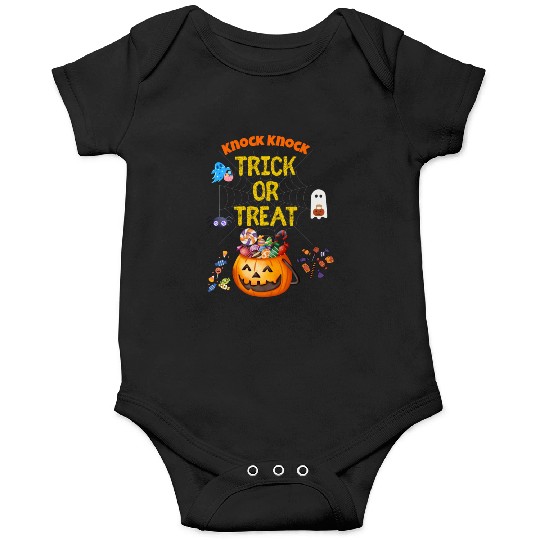 Knock Knock Trick Or Treat Halloween Costume Cute Onesies