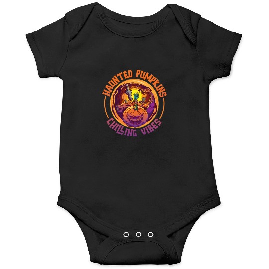 Scary Pumpkin Halloween Costume Autumn Fall Gift Onesies