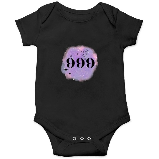 Angel Number 999 Numerology Purple Onesies