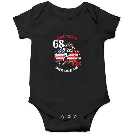 American football one team one dream Onesies
