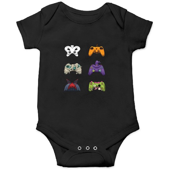 Gaming Gamer Game Controller Lazy Creepy Halloween Onesies