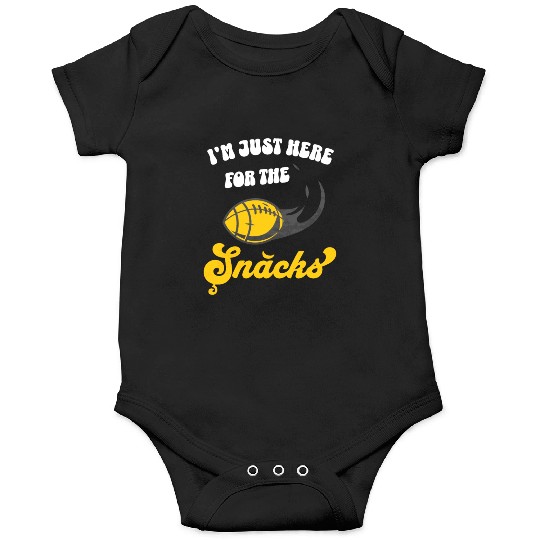 I'm Just Here For The Snacks Fantasy Football Onesies