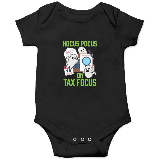 Hocus Focus on Tax Focus Accountant Halloween Onesies