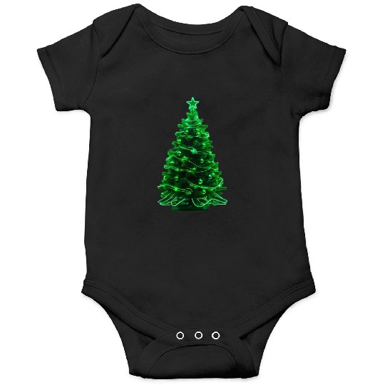 Christmas tree neon Onesies