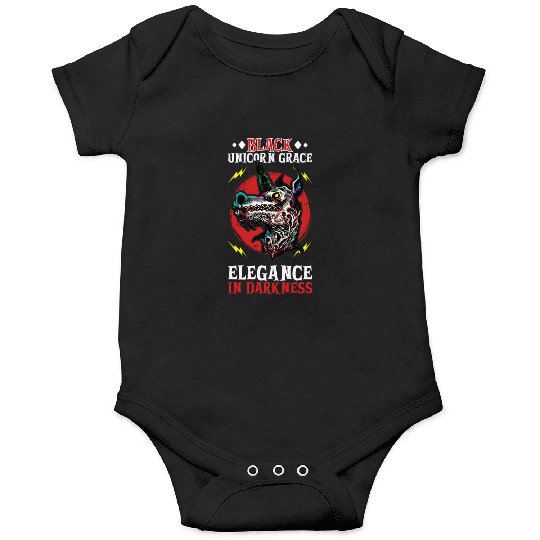 Dark Unicorn Horror Unicorn Midnight Unicorn Dark Onesies