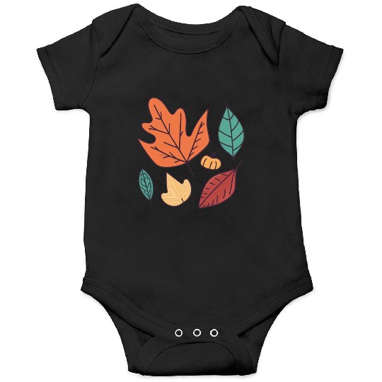 Fall Leaves Embrace the Beauty of Autumn Onesies