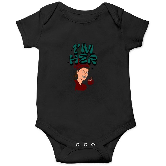 Im Her! Christmas/ Mrs. Claus design Onesies