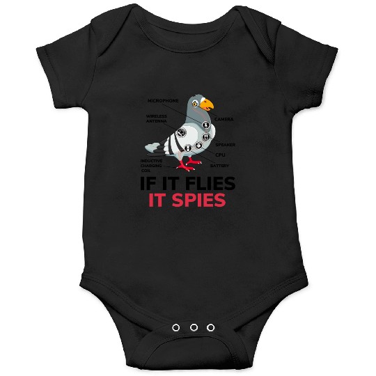 If It Flies It Spies Pigeon Anatomy Bird Aren t Onesies