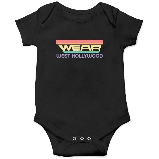 Wear West Hollywood Apparel with Vintage Rainbow Onesies