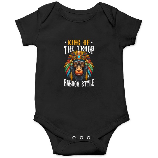 Baboon Monkey Lover Wildlife Animal Zookeeper Onesies