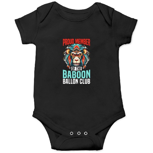 Baboon Monkey Lover Wildlife Animal Zookeeper Onesies
