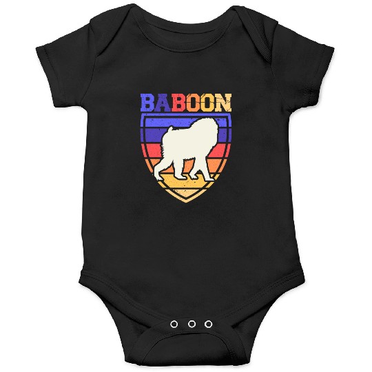 Baboon Monkey Lover Wildlife Animal Zookeeper Onesies