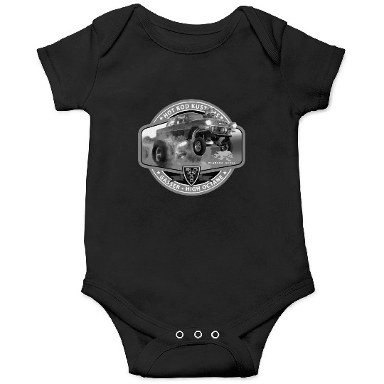 Hot Rod Gasser BW Onesies