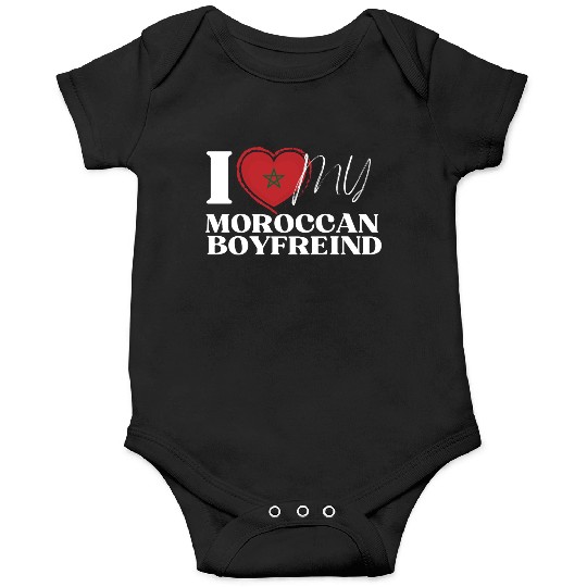 I Love My Moroccan Boyfriend Multi Nationality Onesies