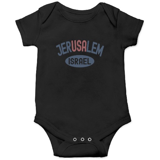 Usa Jerusalem Israel Onesies