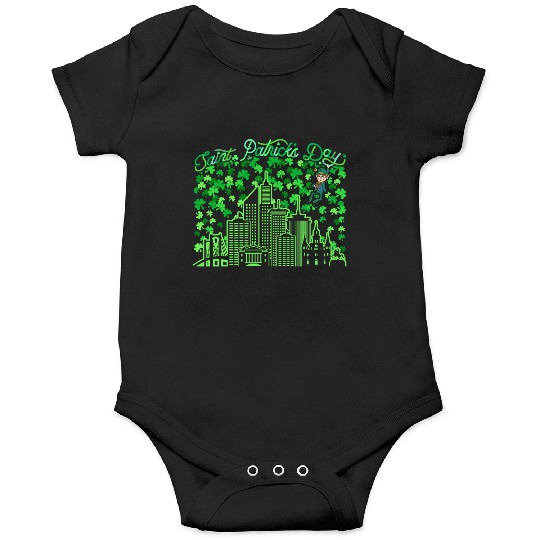 Saint Patrick's Day New Orleans Louisiana Onesies