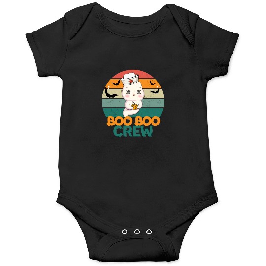 Boo Boo Crew Ghost Halloween Paramedic Nurse Ghost Onesies