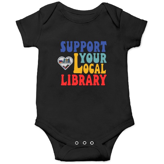 Support your local library Onesies