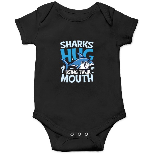 Sharks Hug Using Their Mouth for a Surfer Shark Onesies