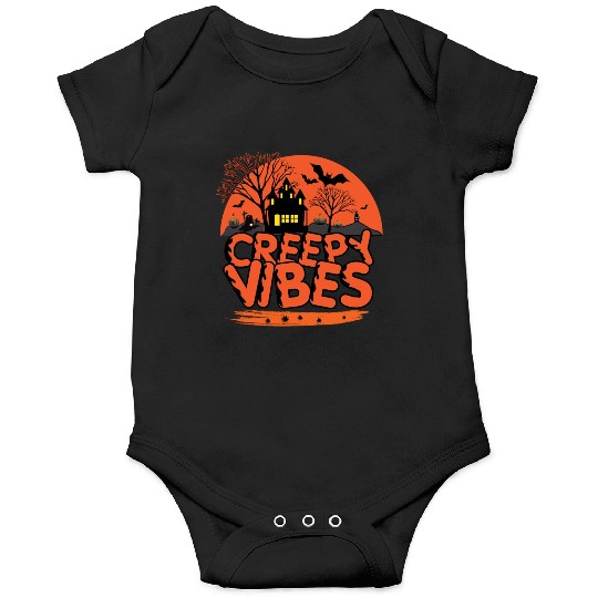 Black Cat Night Creepy Vibes Onesies