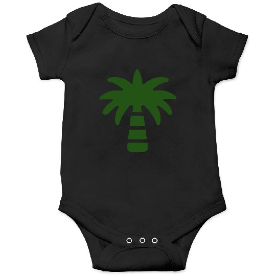 Green Everywhere Elegant Palm Tree Onesies