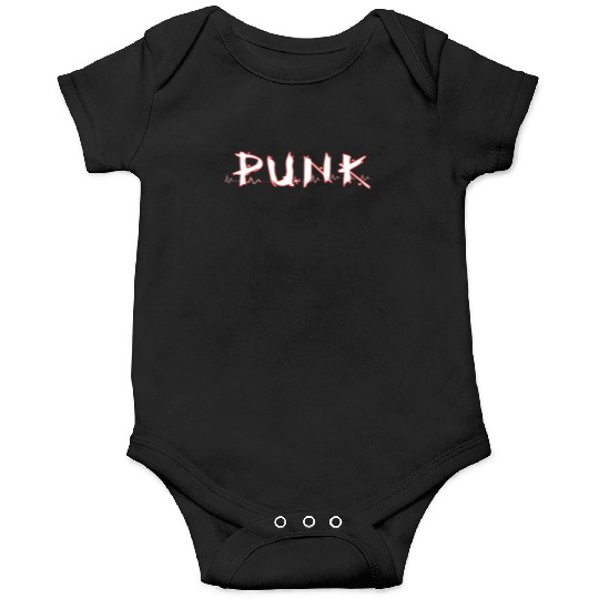 Punk Rock Emo Metal Music Lovers Heart Pulse Onesies