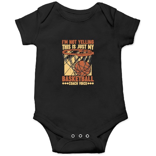 This Is Just My Basketball Coach Voice 1 Onesies