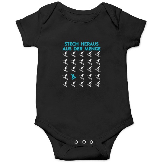 Snowboarder Stand Out from the Crowd Snowboarding Onesies