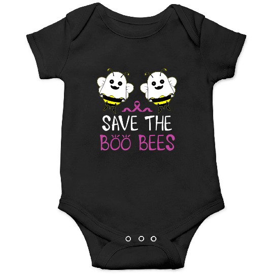 Save The Boo Bees Breast Cancer Awareness Onesies