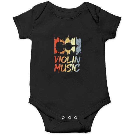 Vintage Violin Music Onesies