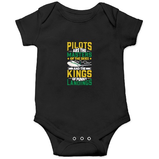 Pilot Aviation Airplane Airline Future Pilots Onesies