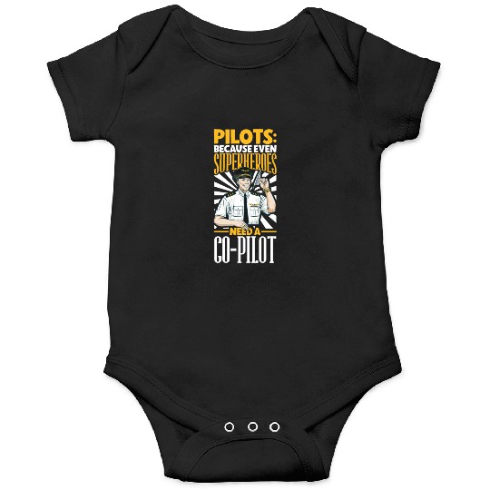 Pilot Aviation Airplane Airline Future Pilots Onesies