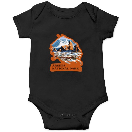 Arches National Park Stickers Onesies