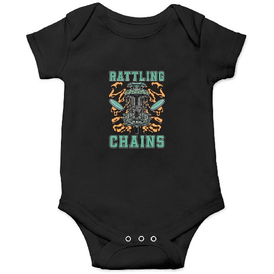 Disc Golf Rattling Chains Ultimate Frisbee Golfer Onesies