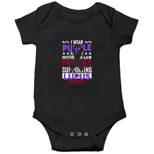 I wear Purple for my Mother-in-Law Lupus Awareness Onesies