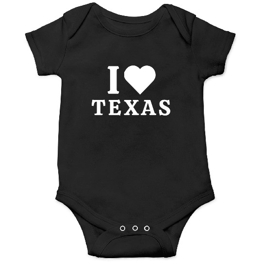 I Love Texas Onesies