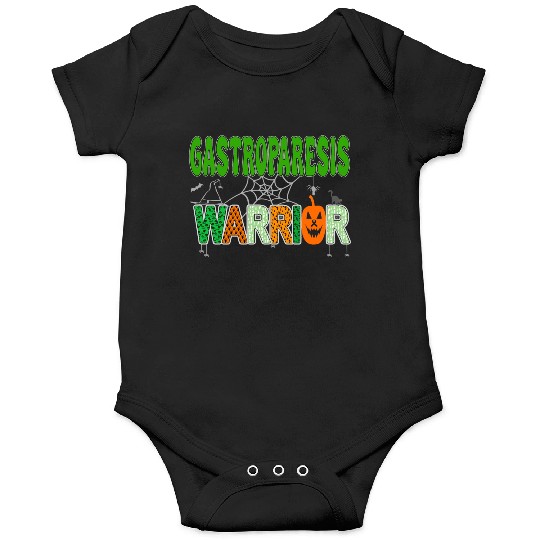 Halloween Gastroparesis Warrior green awareness Onesies