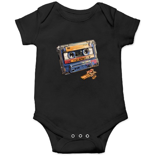 90s Nostalgia Cassette Onesies