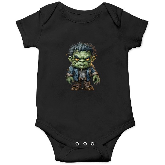 Halloween Frankie's Playful Monster Mash Onesies
