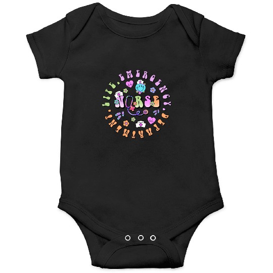 Emergency Nurse circle Onesies