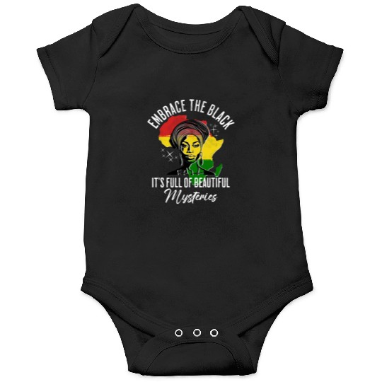 Black History Month Beautiful Woman Onesies