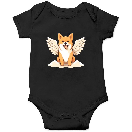 Sweet Shiba Inu angel with wings Onesies